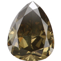 Natural Loose Diamond Pear Green Color VS1 Clarity 5.40 MM 0.37 Ct  KDL5135