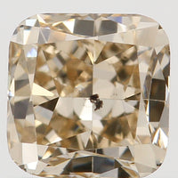 0.67 Ct Natural Loose Diamond, Cushion Diamond, Brown Diamond, Polished Diamond, Real Diamond, Rustic Diamond, Antique Diamond L5131