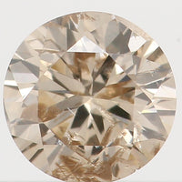 Natural Loose Diamond Round Brown Color I1 Clarity 3.80 MM 0.21 Ct L5939