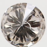 Natural Loose Diamond Round Brown Color I1 Clarity 3.80 MM 0.20 Ct KR151