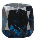 0.14 Ct Natural Loose Diamond, Cushion Diamond, Blue Diamond, Polished Diamond, Brilliant Cut Diamond, Rustic Diamond, Antique Diamond L4396