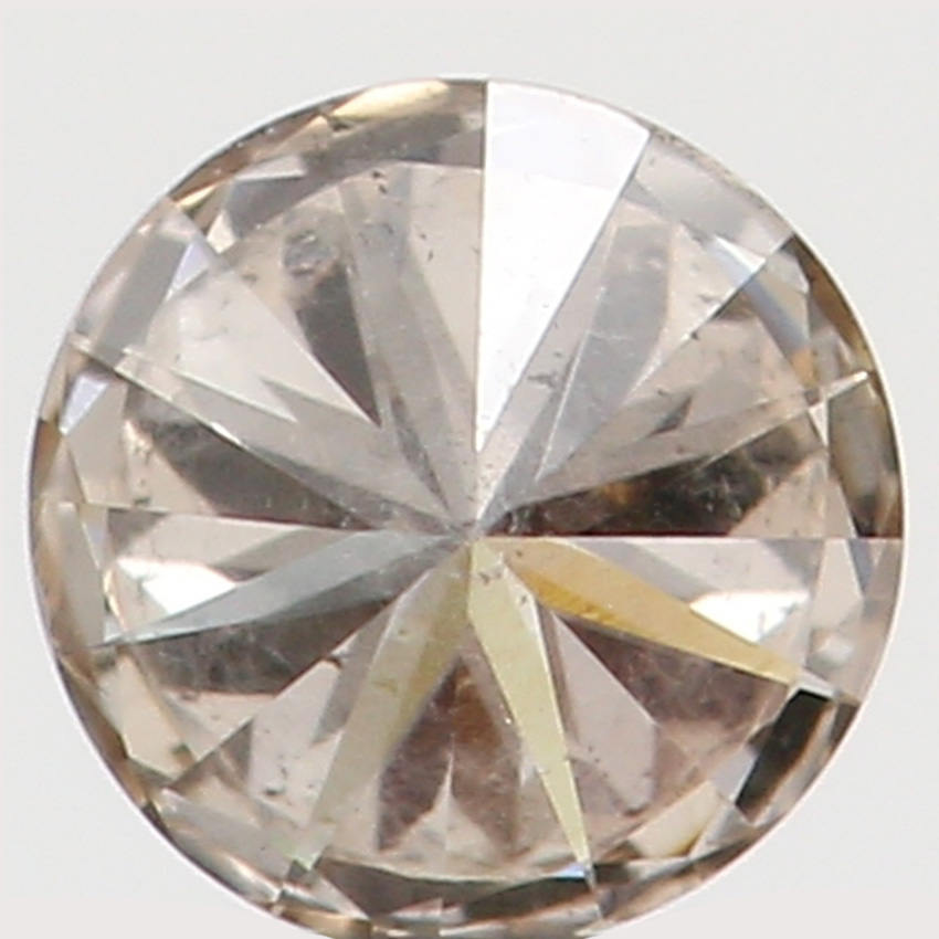 Natural Loose Diamond Round Brown Color I1 Clarity 2.80 MM 0.08 Ct L5885