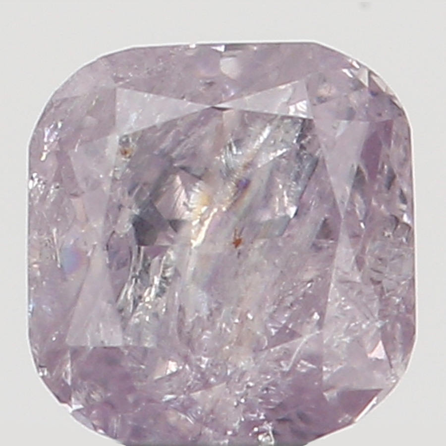 Natural Loose Diamond Cushion Shape Pink Color I2 Clarity 2.90 MM 0.12 Ct KR727