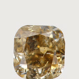 Natural Loose Diamond Cushion Greenish Yellow Color I2 Clarity 2.80 MM 0.15 Ct KR772