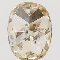 Natural Loose Diamond Oval Orange Color I1 Clarity 3.70 MM 0.16 Ct L5404