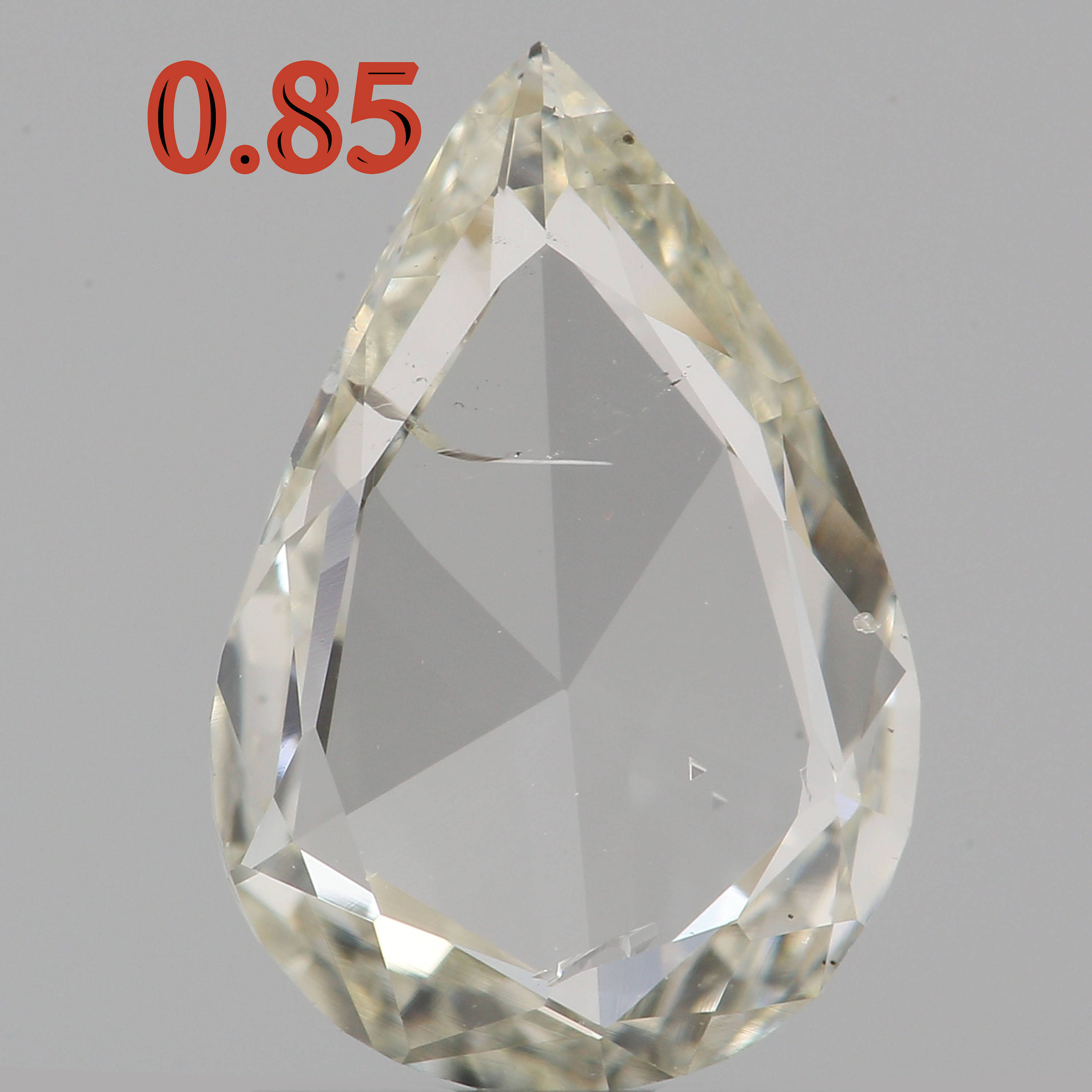 0.85 Ct Natural Loose Diamond Pear J Color I1 Clarity 9.25 MM KDL5487