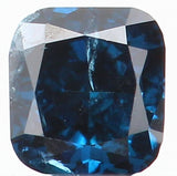 Natural Loose Diamond Cushion Blue Color SI1 Clarity 2.80 MM 0.13 Ct KR814