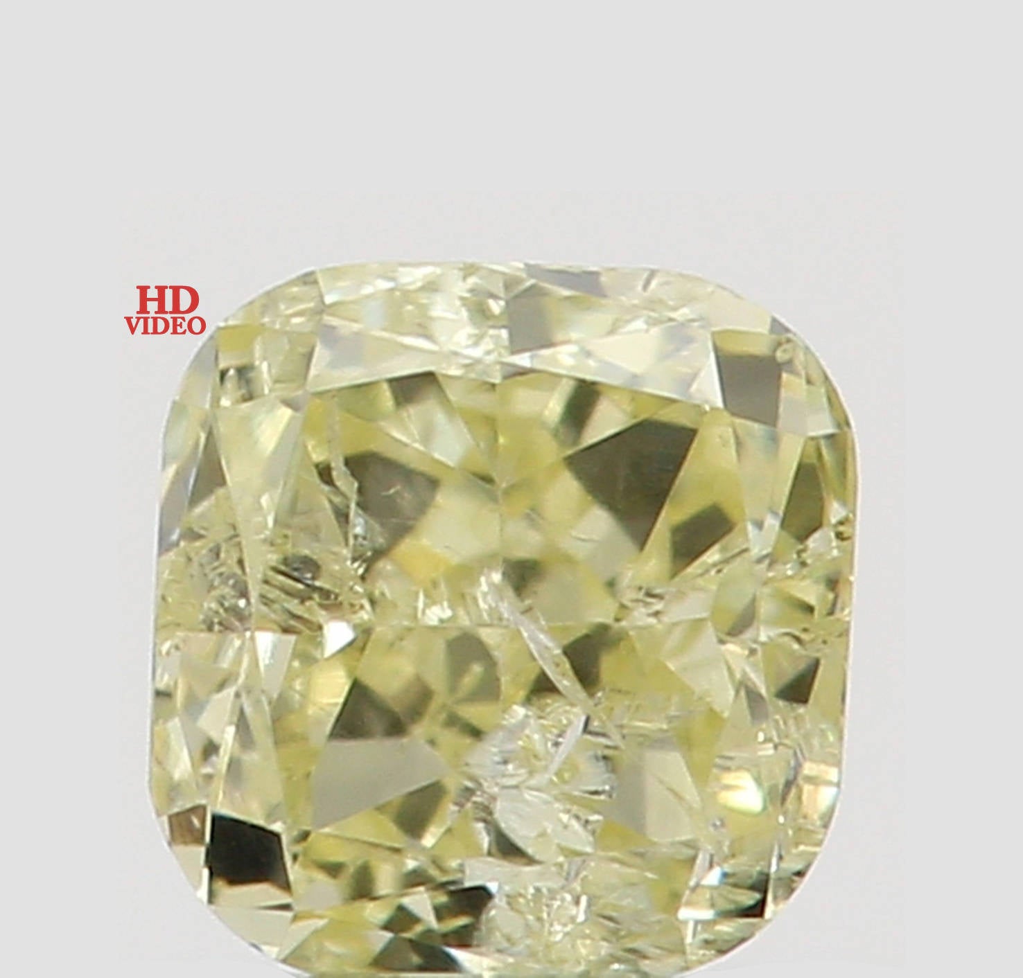 Natural Loose Diamond Cushion Yellow Color I1 Clarity 2.90 MM 0.15 Ct L5491