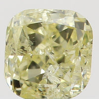 Natural Loose Diamond Cushion Yellow Color I1 Clarity 2.90 MM 0.15 Ct L5491