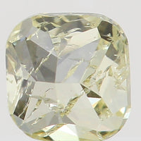 Natural Loose Diamond Cushion Yellow Color I1 Clarity 2.90 MM 0.15 Ct L5491