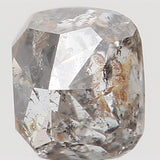 Natural Loose Diamond Cushion Black Gray Salt And Pepper Color I2 Clarity 3.20 MM 0.19 Ct L5614
