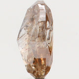 Natural Loose Diamond Oval Brown Color I2 Clarity 3.90 MM 0.13 Ct L5512