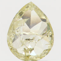 Natural Loose Diamond Pear Yellow Color I2 Clarity 4.40 MM 0.21 Ct L5588
