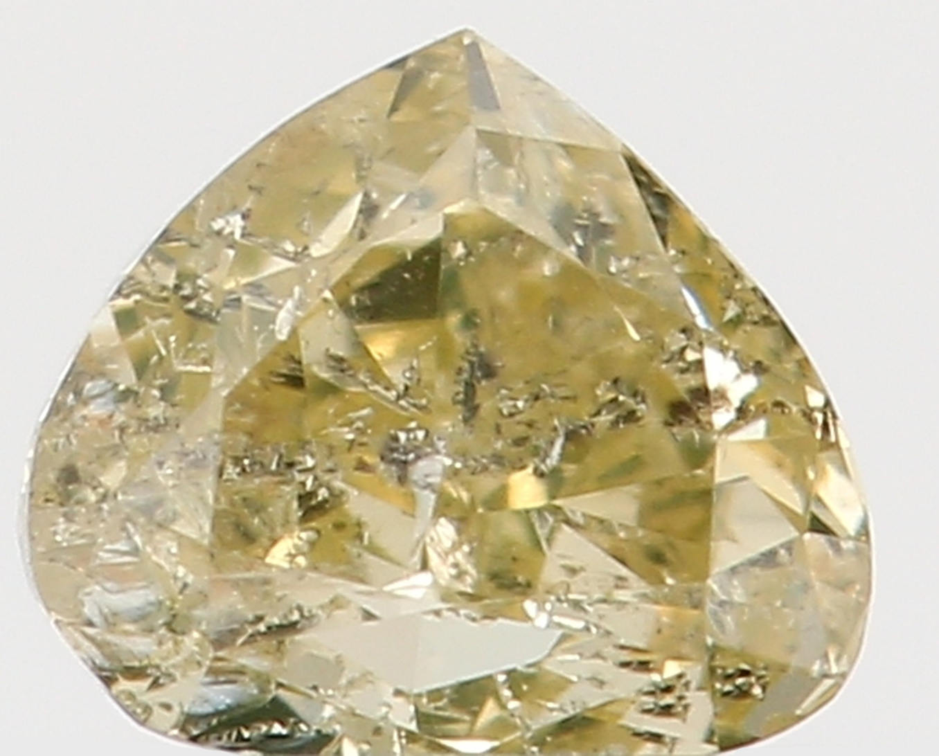 Natural Loose Diamond Heart Yellow Color I1 Clarity 3.50 MM 0.14 Ct KR871