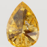 Natural Loose Diamond Pear Orange Color SI2 Clarity 4.50 MM 0.20 Ct KDL5669