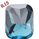 Natural Loose Diamond Cushion Blue Color SI2 Clarity 3.10 MM 0.15 Ct KR877