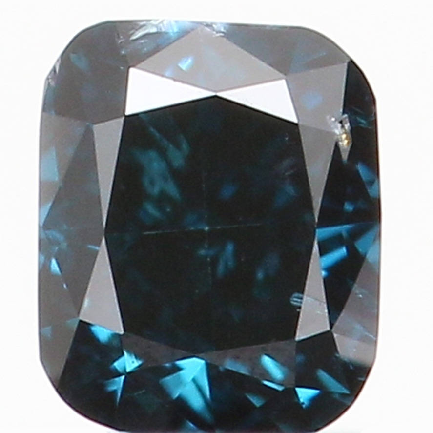 Natural Loose Diamond Cushion Blue Color SI1 Clarity 3.00 MM 0.12 Ct KR903