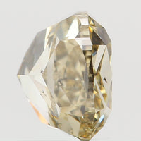Natural Loose Diamond Cushion Brownish Yellow Color SI2 Clarity 4.90 MM 0.71 Ct KDL5778