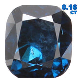 Natural Loose Diamond Cushion Blue Color SI2 Clarity 3.10 MM 0.16 Ct L5743