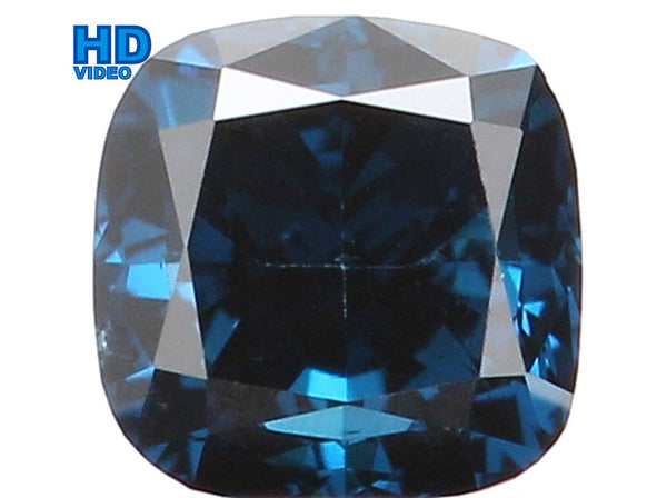 Natural Loose Diamond Cushion Blue Color VS1 Clarity 2.80 MM 0.15 Ct KR962