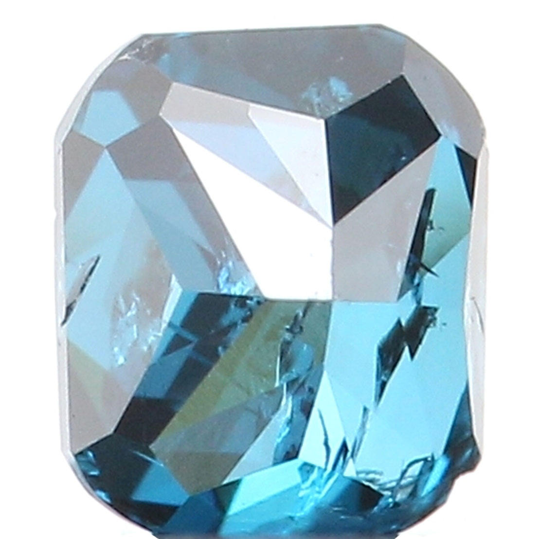 Natural Loose Diamond Cushion Blue Color SI2 Clarity 3.00 MM 0.13 Ct KR963