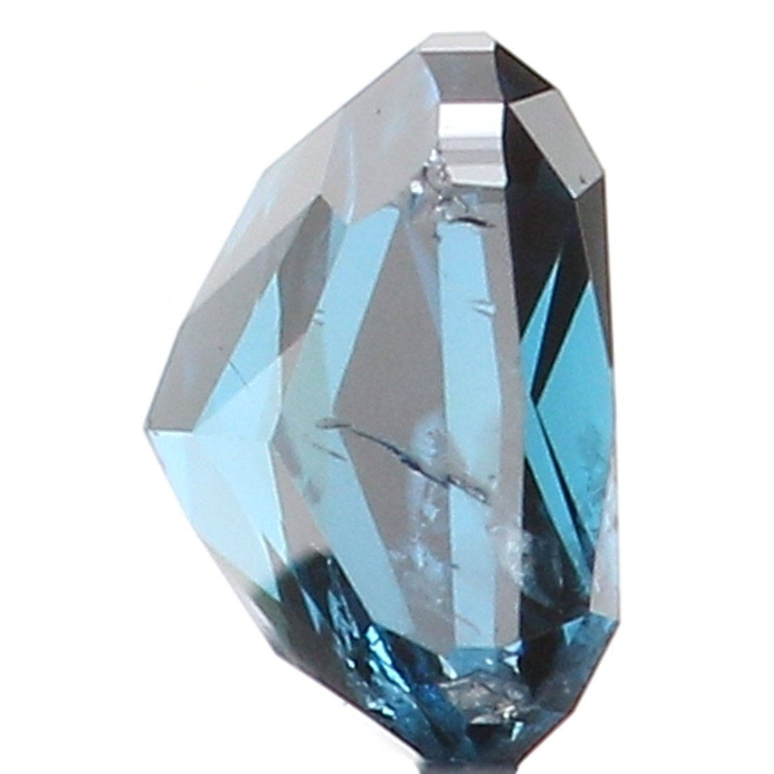 Natural Loose Diamond Cushion Blue Color SI2 Clarity 3.00 MM 0.13 Ct KR963