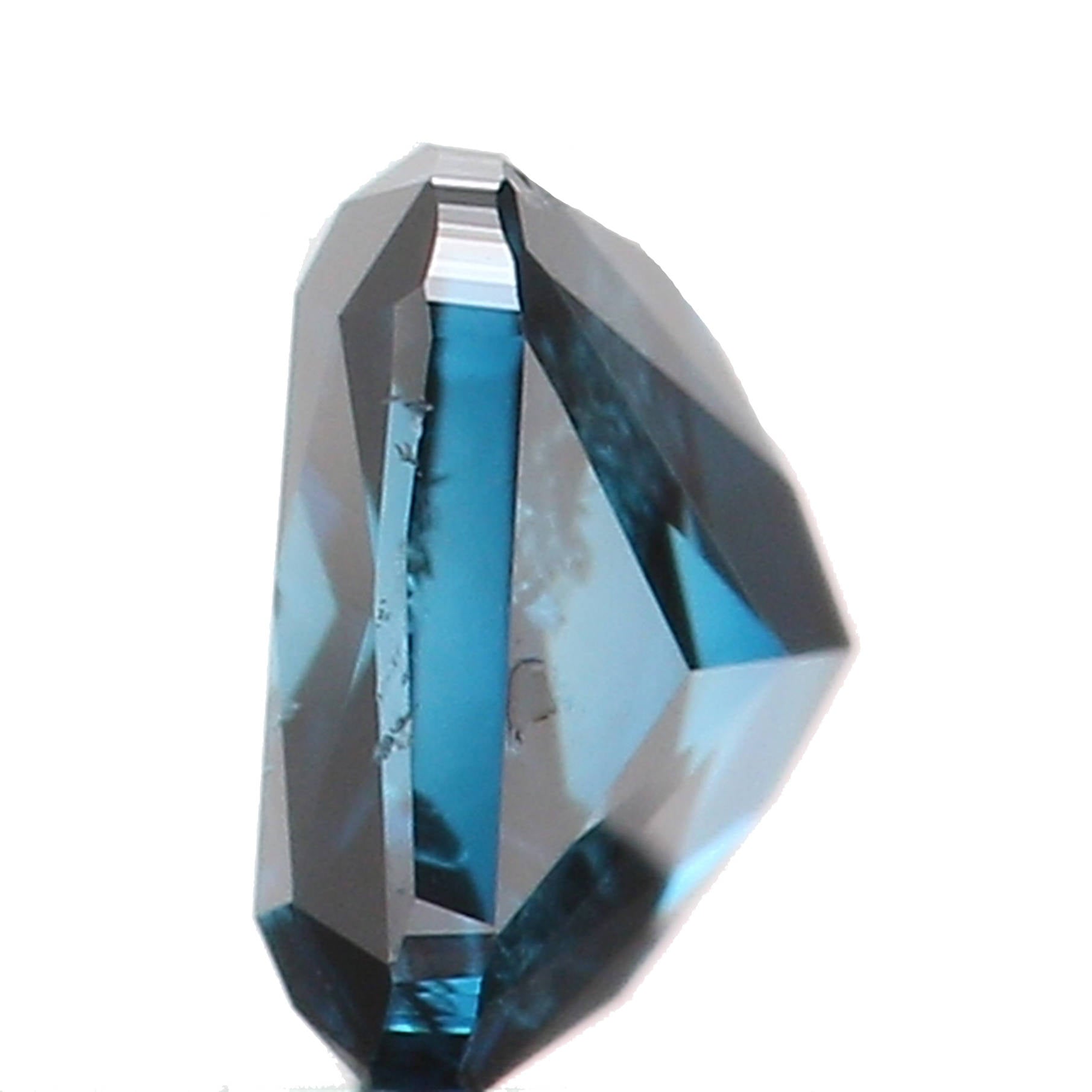 Natural Loose Diamond Cushion Blue Color I1 Clarity 3.40 MM 0.18 Ct KR982
