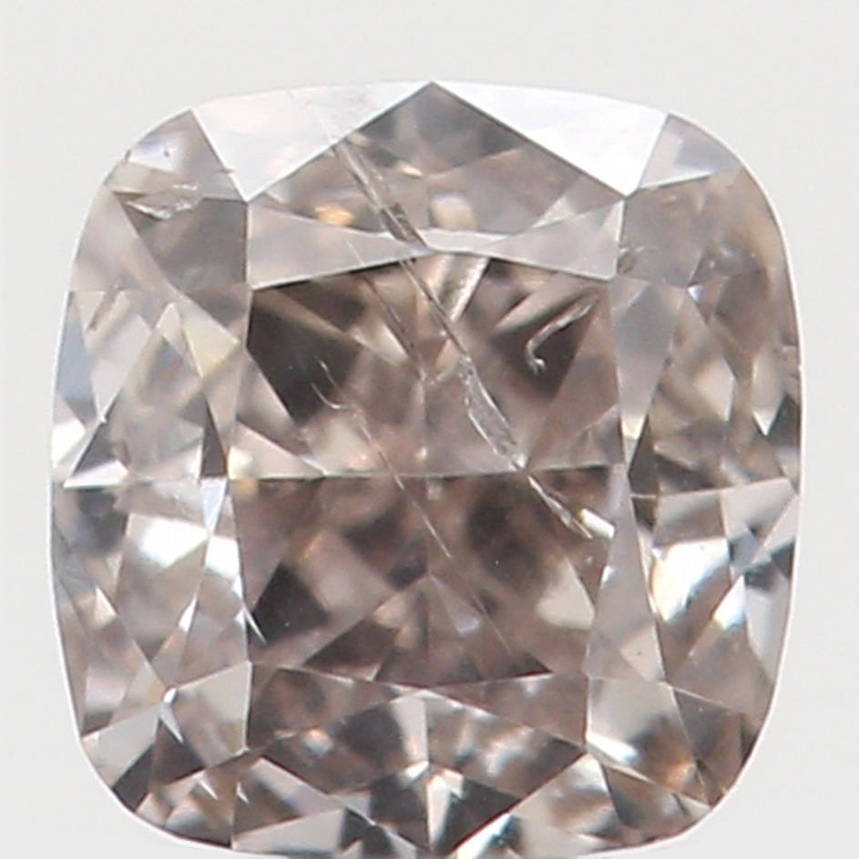 Natural Loose Diamond Cushion Brown Color I1 Clarity 3.00 MM 0.17 Ct KR987
