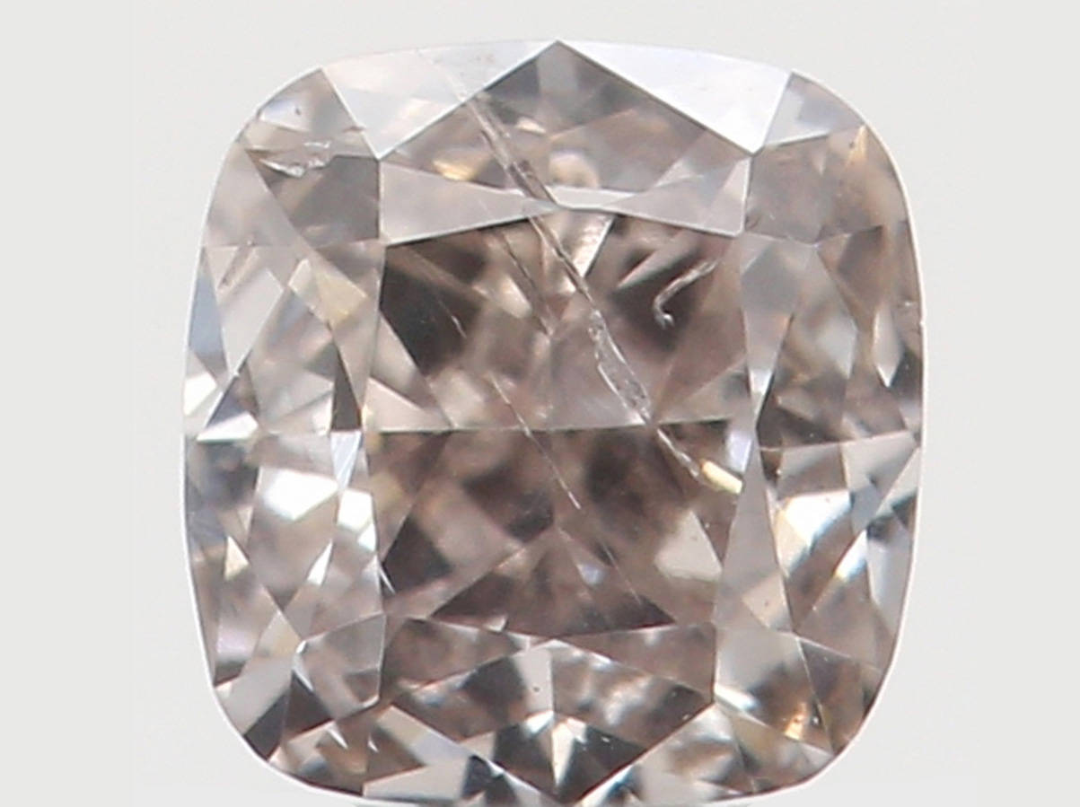Natural Loose Diamond Cushion Brown Color I1 Clarity 3.00 MM 0.17 Ct KR987
