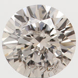 Natural Loose Diamond Round Brown Color I1 Clarity 3.80 MM 0.20 Ct KR151