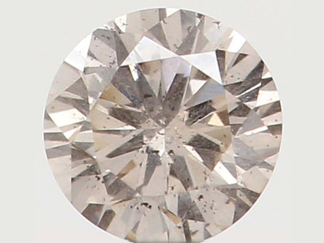 Natural Loose Diamond Round Brown Color I1 Clarity 2.80 MM 0.08 Ct L5885