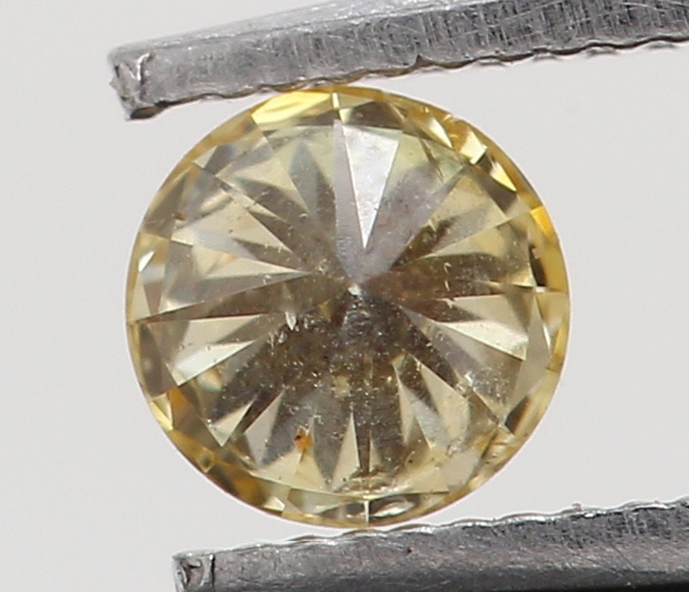 0.08 Ct Natural Loose Diamond, Orange Diamond, Yellow Diamond, Round Diamond, Round Brilliant Cut, Sparkling Diamond, Rustic Diamond L5154