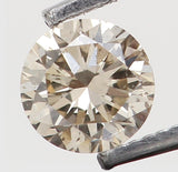 Natural Loose Diamond Round Brown Color SI2 Clarity 3.10 MM 0.12 Ct L5463