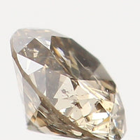 Natural Loose Diamond Round Brown Color I1 Clarity 3.00 MM 0.10 Ct L5462