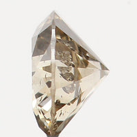 Natural Loose Diamond Round Brown Color I1 Clarity 3.00 MM 0.10 Ct L5462