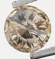 Natural Loose Diamond Round Brown Color I1 Clarity 3.00 MM 0.10 Ct L5462
