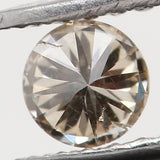 Natural Loose Diamond Round Brown Color I1 Clarity 3.20 MM 0.12 Ct KR805