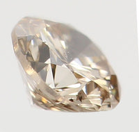 Natural Loose Diamond Round Brown Color SI1 Clarity 2.80 MM 0.09 Ct KR828