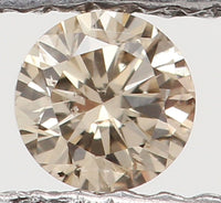 Natural Loose Diamond Round Brown Color SI1 Clarity 2.80 MM 0.09 Ct KR828