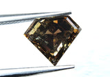 Natural Loose Diamonds Fancy Deep Orange Brown 6.80 MM 1.33 Ct