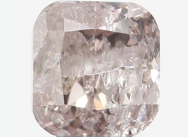 Natural Loose Diamond Cushion Brown Color I1 Clarity 3.60 MM 0.32 Ct KR907