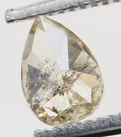 Natural Loose Diamond Pear Yellow Color I2 Clarity 3.70 MM 0.11 Ct L5506