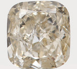 Natural Loose Diamond Cushion Yellow Grey Color I1 Clarity 3.60 MM 0.21 Ct KR858