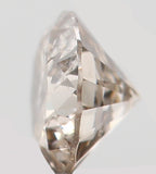 Natural Loose Diamond Round Brown Color I1 Clarity 3.40 MM 0.16 Ct KR1010