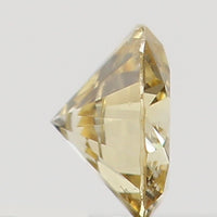 0.08 Ct Natural Loose Diamond, Orange Diamond, Yellow Diamond, Round Diamond, Round Brilliant Cut, Sparkling Diamond, Rustic Diamond L5154