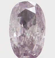 Natural Loose Diamond Oval Light Pink Color I1 Clarity 3.16 MM 0.07 Ct KR128