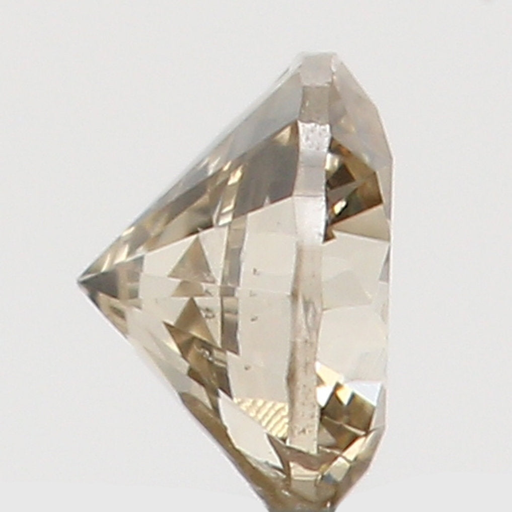 Natural Loose Diamond Round Brown Color SI2 Clarity 2.85 MM 0.10 Ct L5990