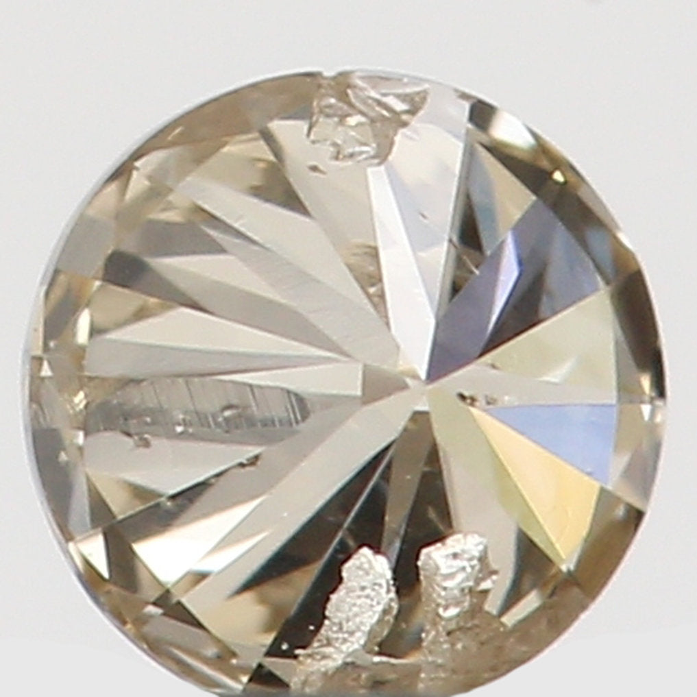 Natural Loose Diamond Round Brown Color SI2 Clarity 2.85 MM 0.10 Ct L5990