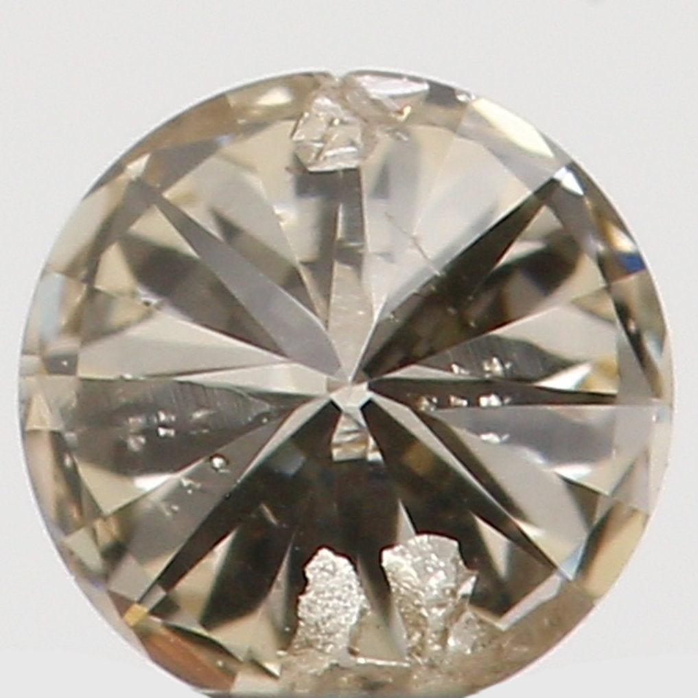 Natural Loose Diamond Round Brown Color SI2 Clarity 2.85 MM 0.10 Ct L5990