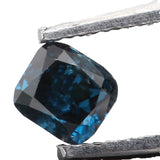 Natural Loose Diamond Cushion Blue Color SI1 Clarity 2.60 MM 0.09 Ct KR1184